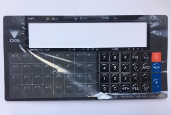 Наклейка клавиатуры к весам DIGI SM100B